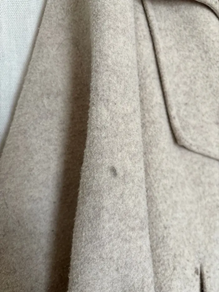 Veste beige molletonnée stradivarius - photo numéro 4