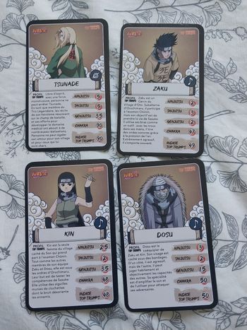 Lot cartes Naruto
