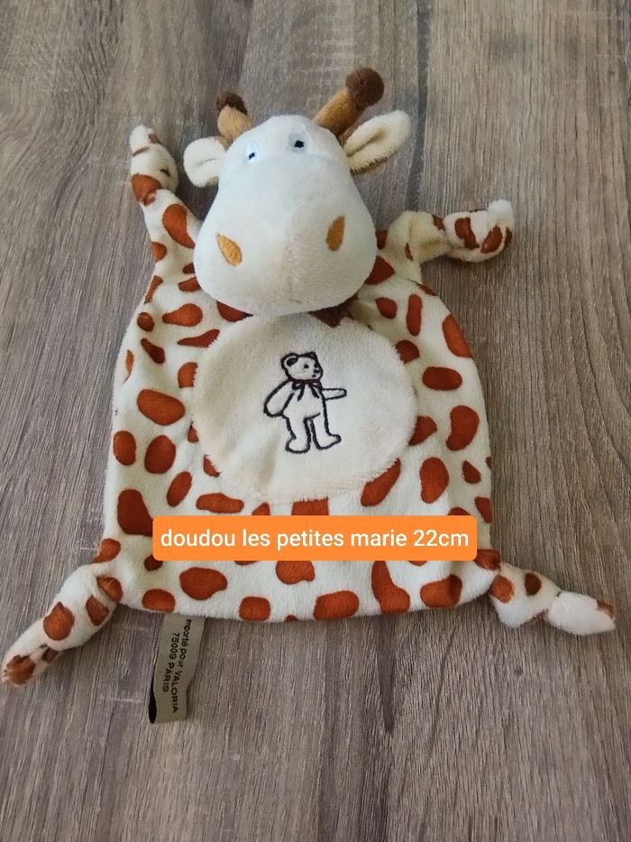 Doudou vache les petites marie 22cm
