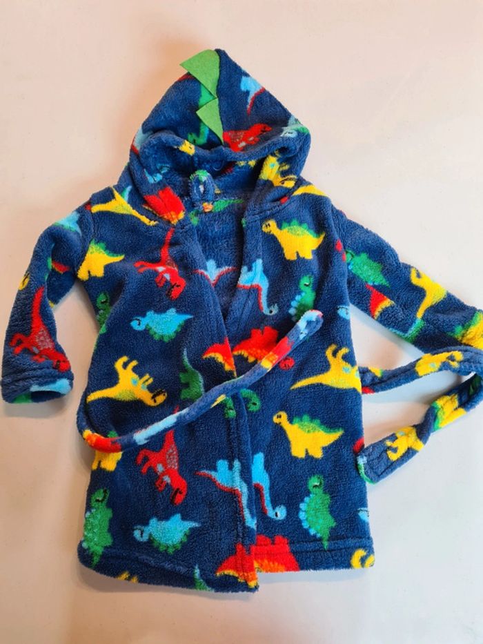 Peignoir dinosaure 3/6 mois