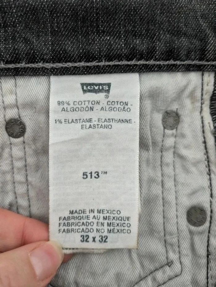 Jean gris Levi's 513 - taille 32 (Fr42) - photo numéro 5
