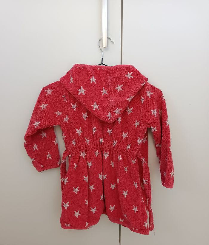 Peignoir Vertbaudet 6 ans – rose orangé à étoiles blanches ⭐🩷 - photo numéro 5