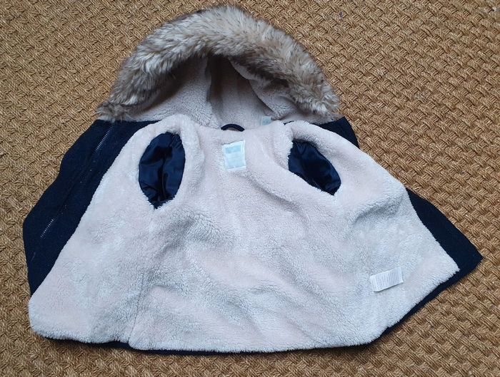 Manteau bleu Okaidi 12 mois - photo numéro 5