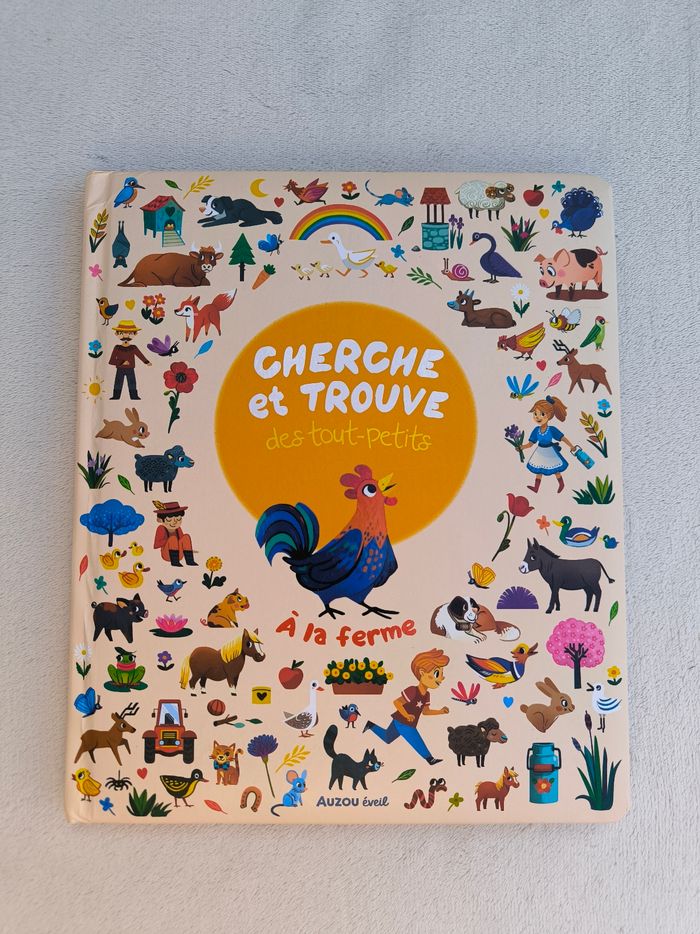 Livre Cherche et trouve à la ferme Auzou - photo numéro 2