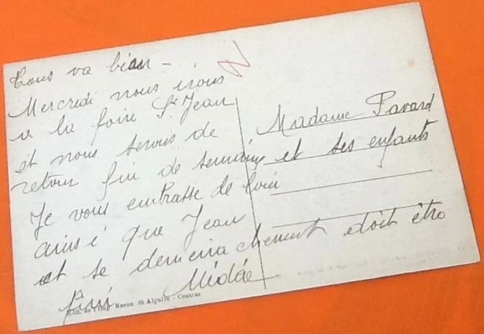 Carte postale ancienne Coutras (Gironde) Intérieur de la Gare - photo numéro 3