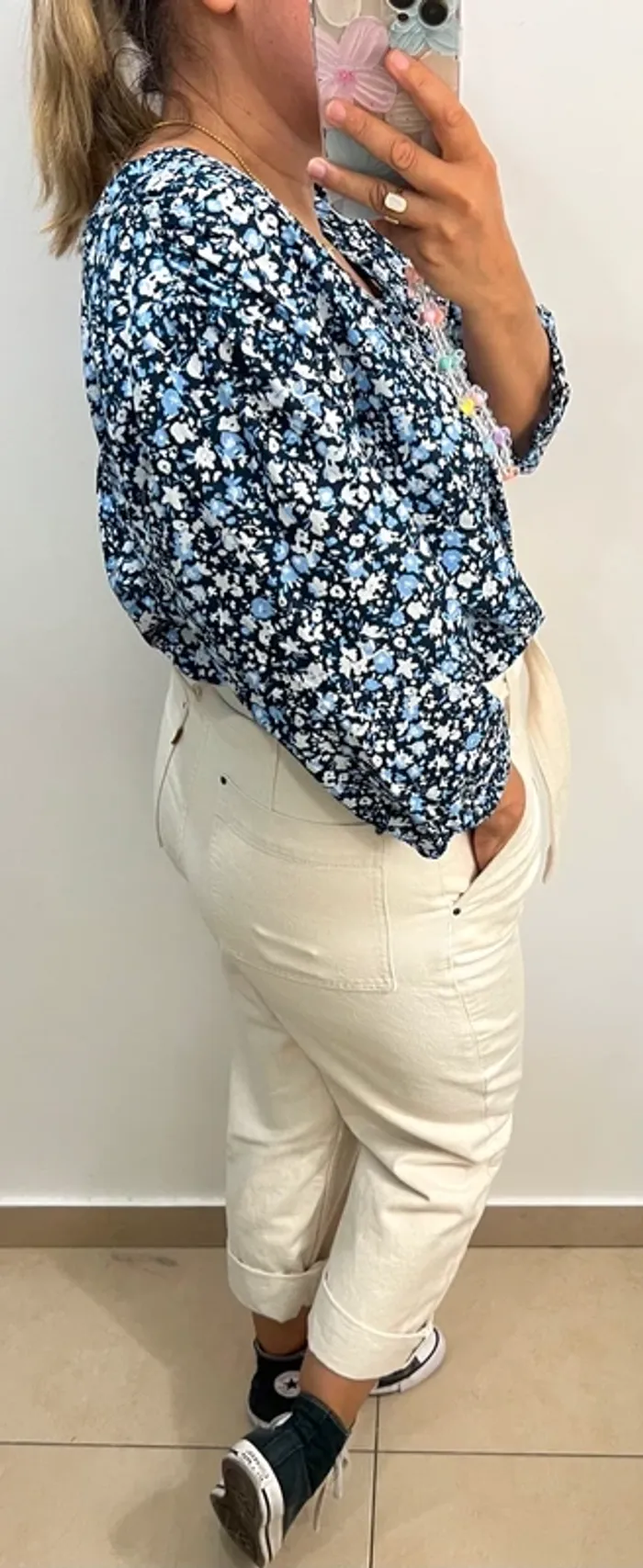 Blouse Fleurie Femme Taille 44-46 - photo numéro 6