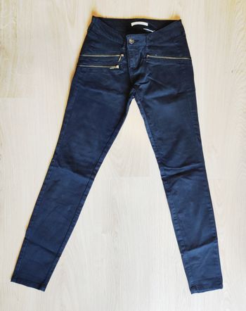 Jean slim brillant camaïeu