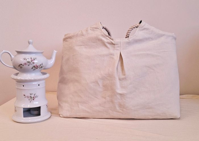 Sac panière tissu romanex de boussac - photo numéro 2