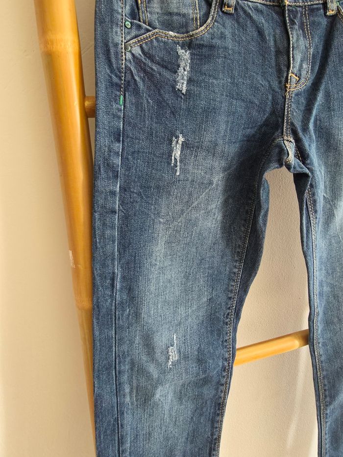 Jeans slim/droit bleu foncé Promod - photo numéro 2
