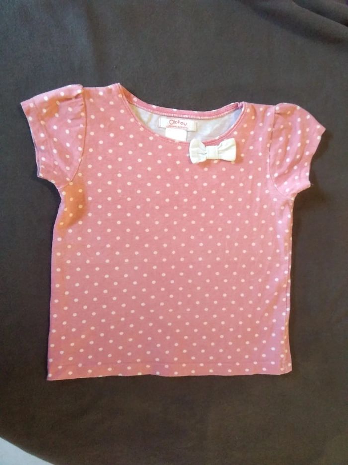 Tee shirt avec nœud
