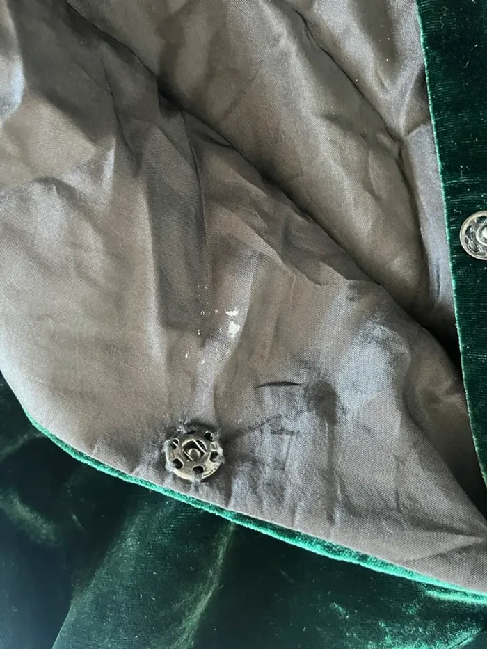 Veste vert vintage velours – La Sensitive Paris – T.38 - photo numéro 6