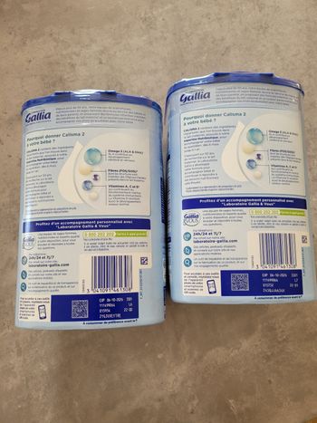 Lait gallia 2ème âge