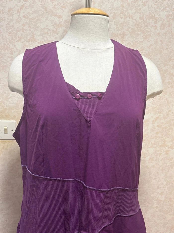 Robe violette taille 44 marque c.b fashion - photo numéro 4