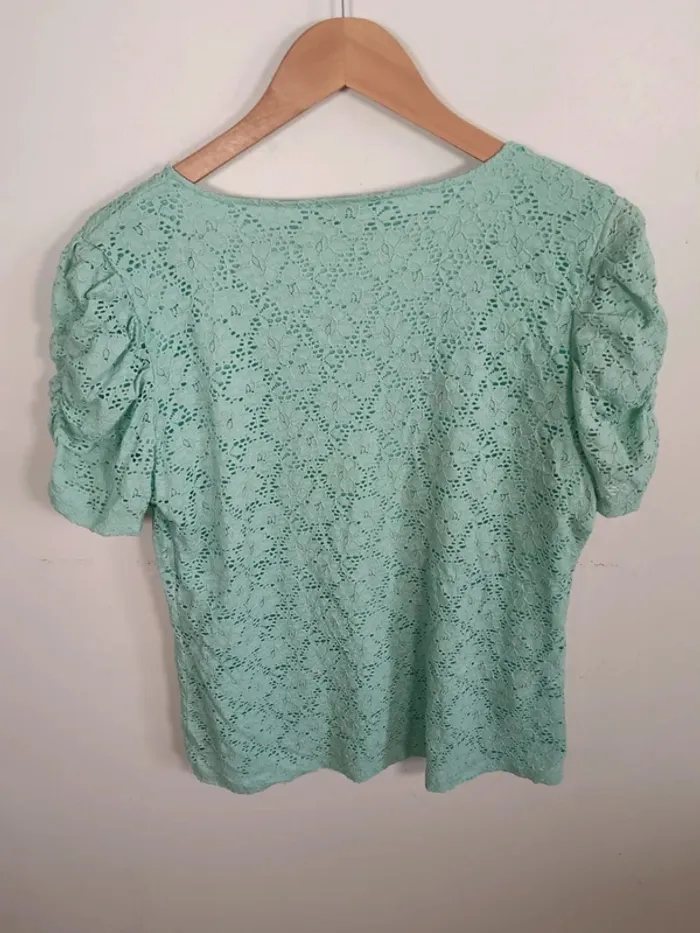 C23 blouse menthe Armand Thiery T5 - photo numéro 2