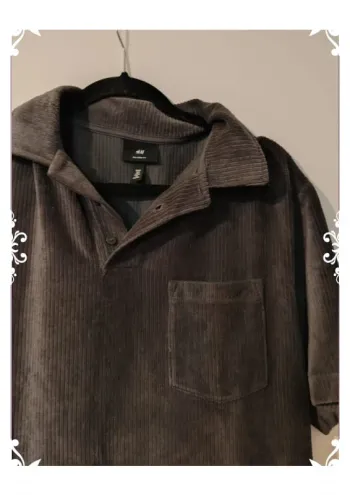 Polo H&M velours côtelé