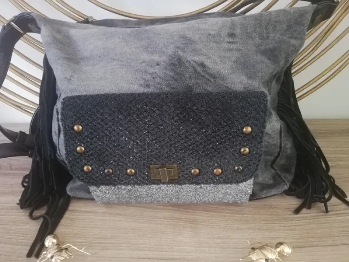 Sac bandoulière denim Lollipops - photo numéro 6