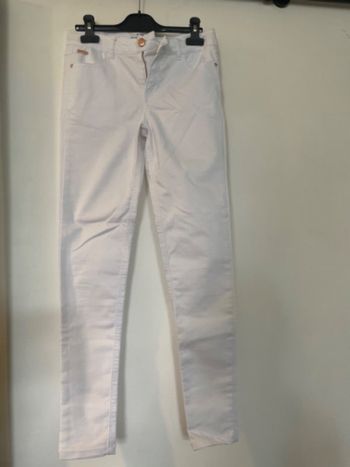Pantalon slim blanc