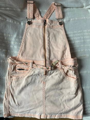 Salopette jean corail