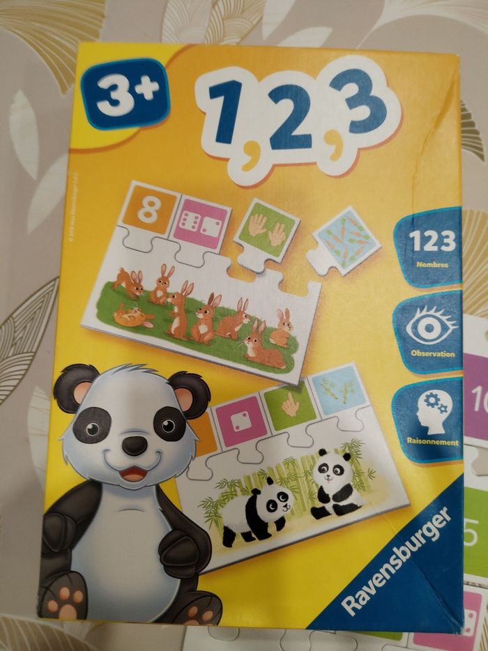Jeu 1. 2.3 Ravensburger 3 ans +