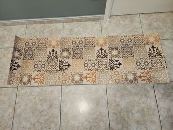 Long tapis "carreaux de ciment"