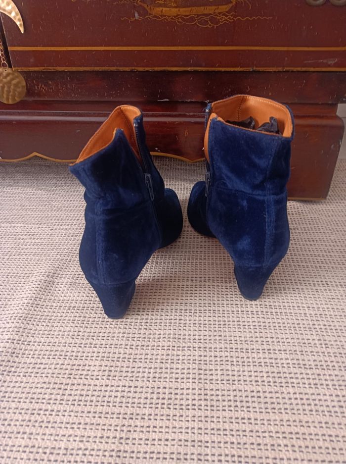 Bottines miista Bleu Roi – Taille 39 – Talons 6 cm - photo numéro 6