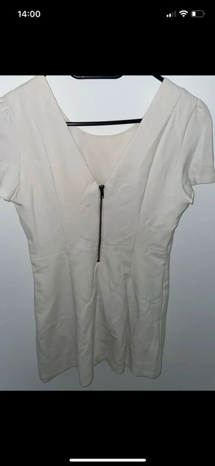 Robe classe blanche taille M - photo numéro 3