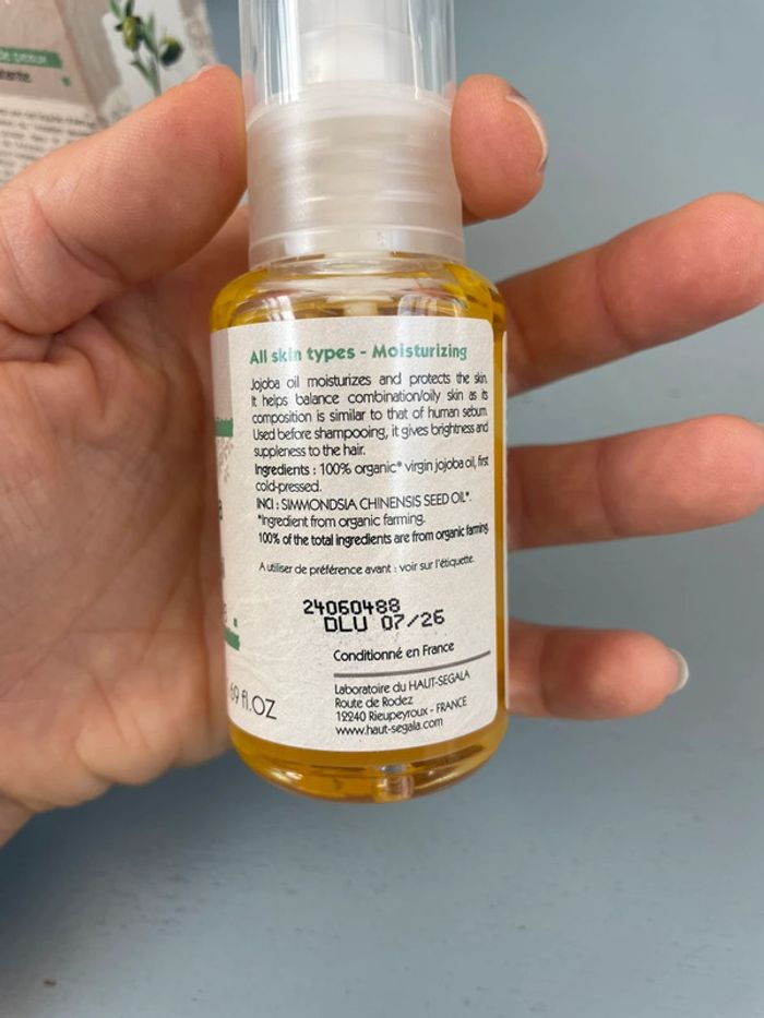 Huile de jojoba Laboratoire du haut Segala neuf - photo numéro 4