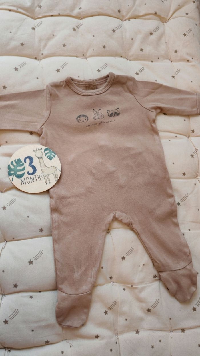 Lot de 10 pyjamas légers taille 3 mois - photo numéro 3