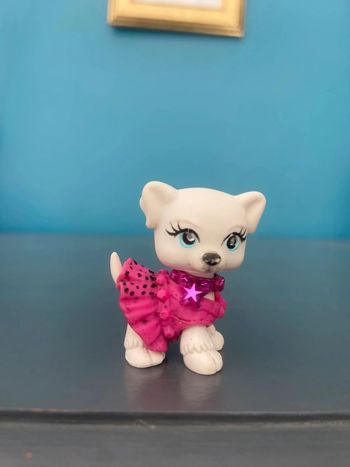 Chien avec robe Polly Pocket #15