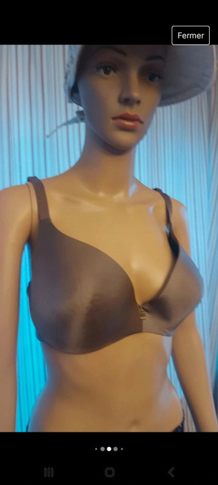 Soutien gorge marron doré Sapph fr 90E - photo numéro 7