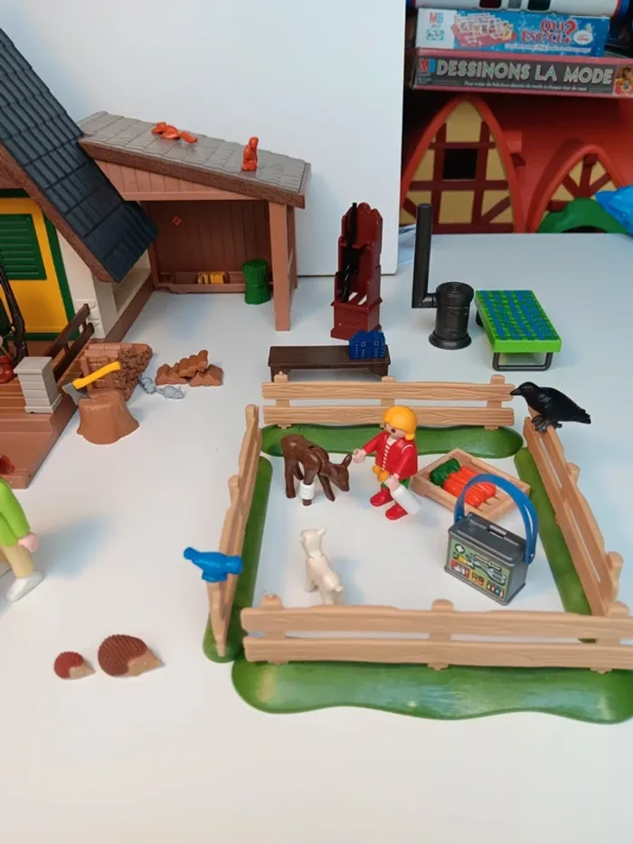 Lot figurines playmobil chalet de montagne - photo numéro 8