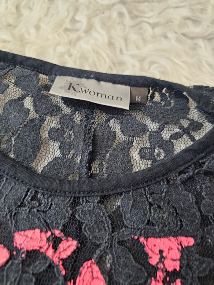 T-shirt dentelle Taille M - photo numéro 3