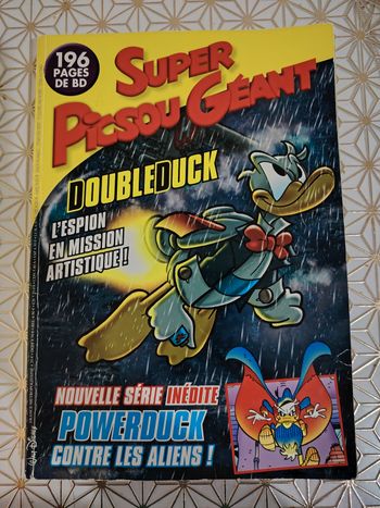 BD Super PICSOU GÉANT Double Duck l'espion en mission artistique !  n°169