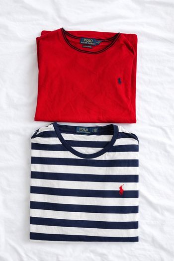 🔥🔥 lot 2 t-shirts polo ralph lauren – tailles m et l – très bon état 🔥🔥