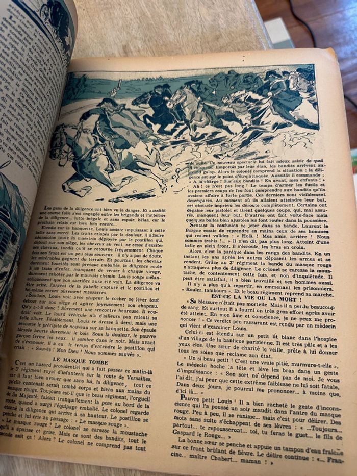 Livre très ancien bd rare Le fils de Gaspard le Rouge Roger Roux Pierre Probst auteur Caroline - photo numéro 7