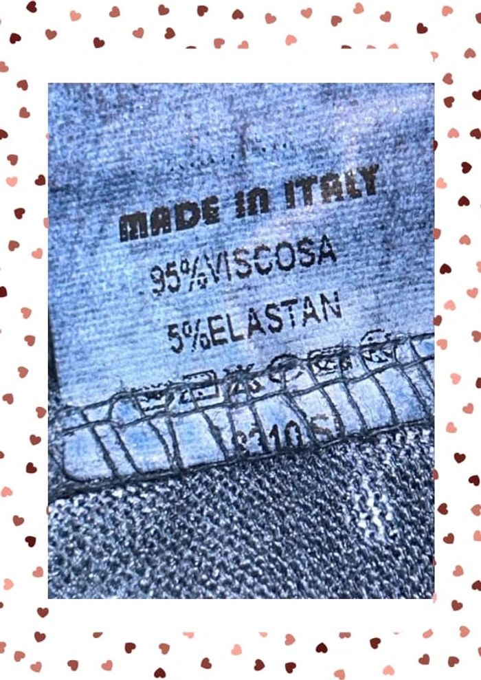 Superbe t-shirt bleu col v Carla Giannini - photo numéro 8