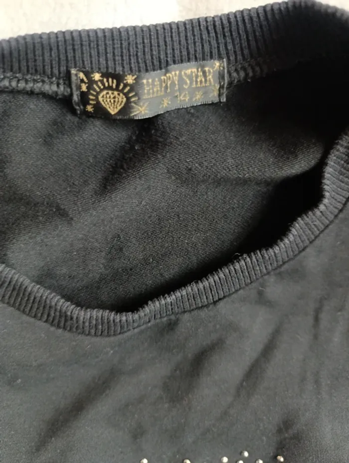 Sweat fin happy star taille 14 ans - photo numéro 2
