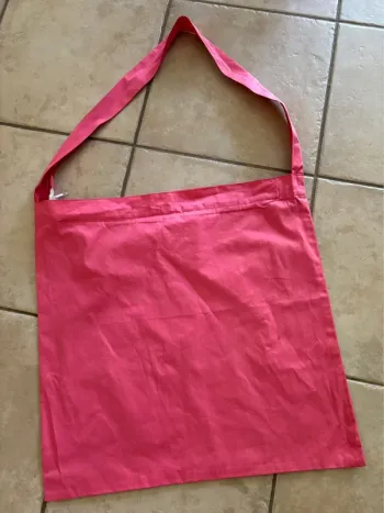 Grand sac en toile zippé