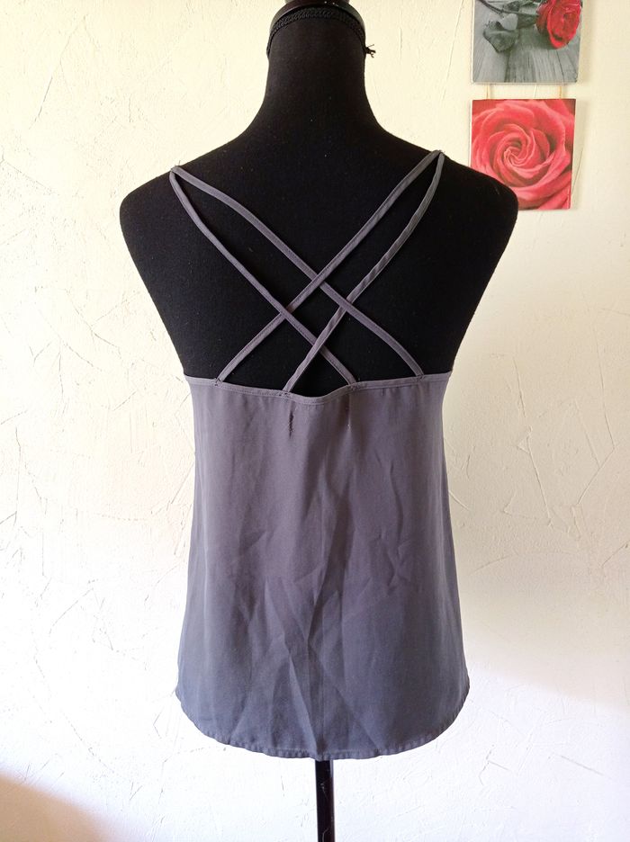 🌸Débardeur à bretelles croisées, Hollister, taille S - photo numéro 2