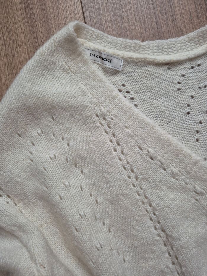 Gilet blanc oversise promod - photo numéro 5