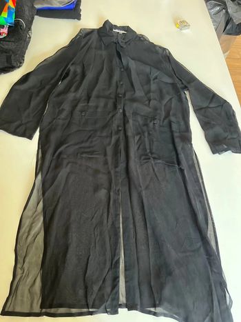 Tunique transparente noire