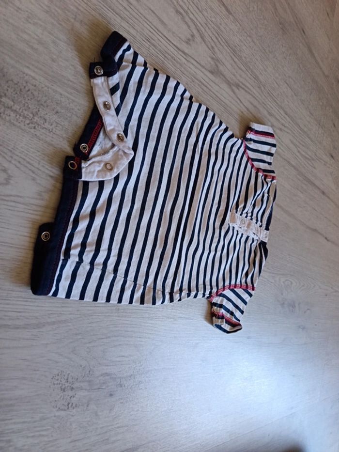 Combishort 3 mois Lee cooper bébé combi short été 62 cm - photo numéro 11