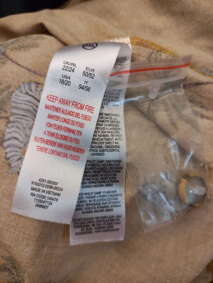 Chemise moutarde Love to lounge 50/52 2 XXL - photo numéro 5