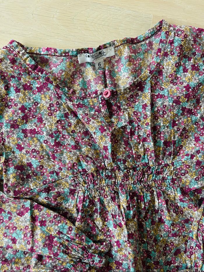 Blouse fleurie fille 6 ans - photo numéro 2