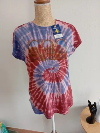 Haut tie and Dye femme bohème hippie été m