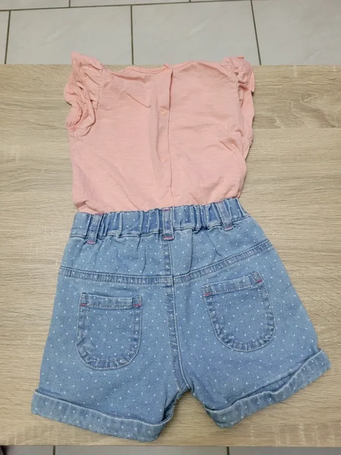 Lot de 2 combinaisons fille en 18 mois - photo numéro 8