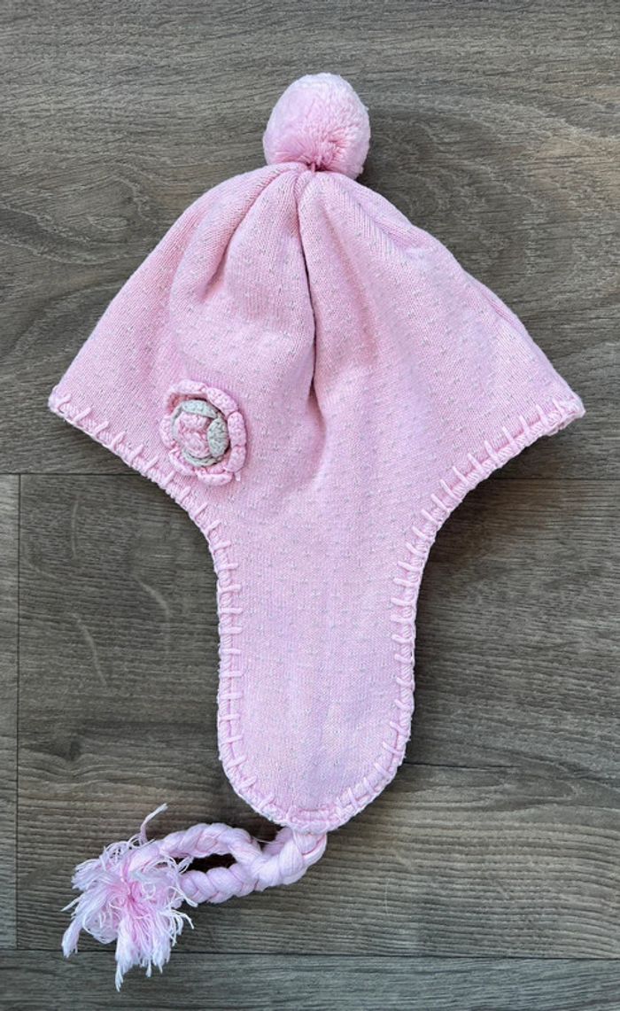 Bonnet avec cache oreille taille 44cm 3/6 mois Orchestra - photo numéro 3