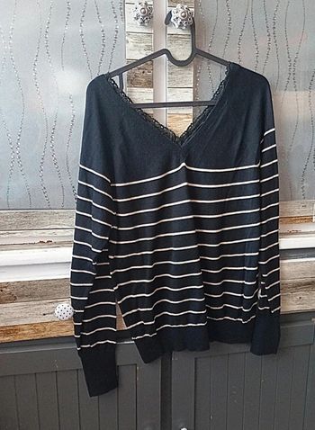 Pull à rayures taille 38