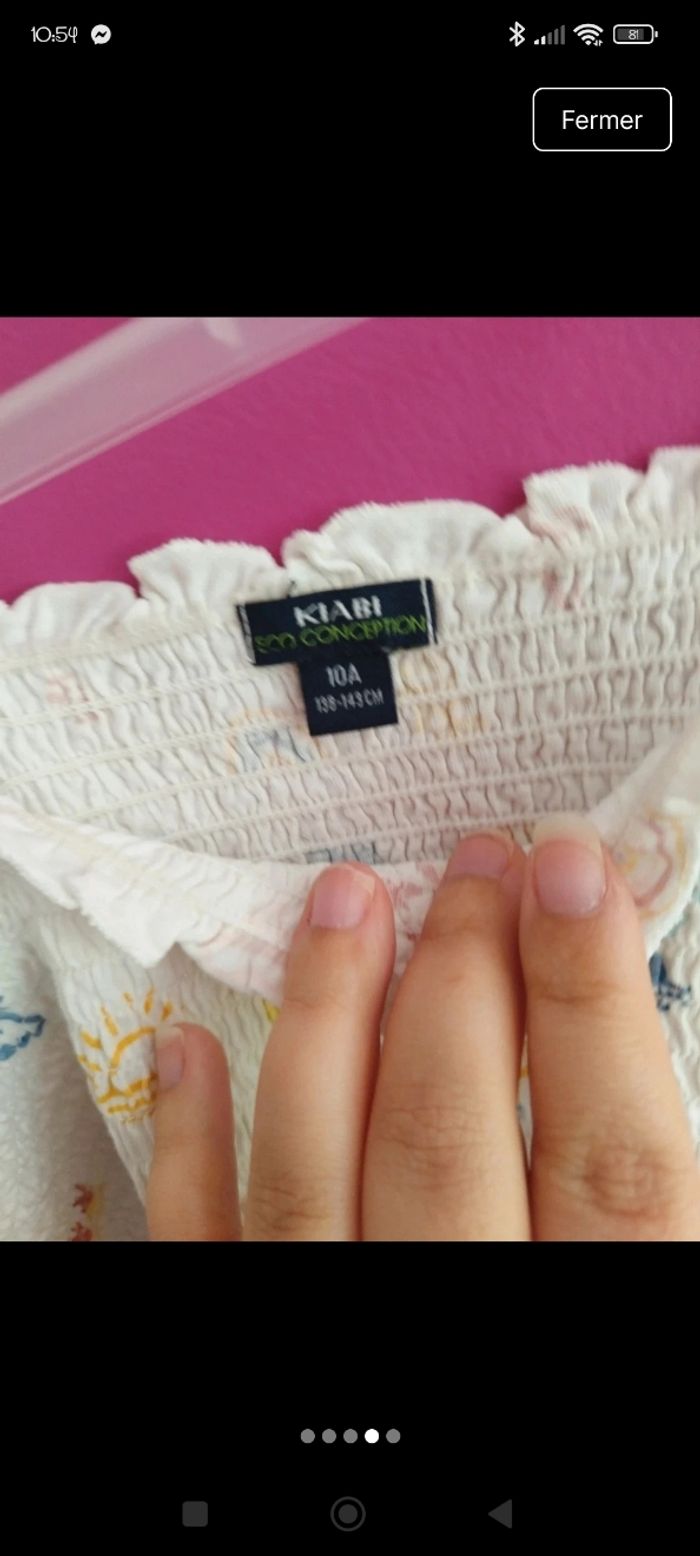 Débardeur Kiabi 10 ans b1 - photo numéro 4