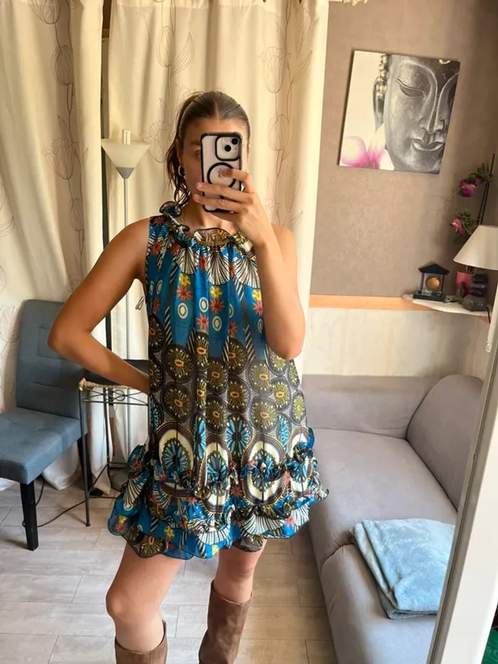 Robe tulipe Molly Bracken vintage bohème champêtre country western - photo numéro 2